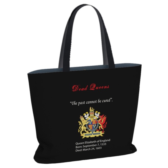 Queen Elizabeth I Oversized Tote Bag by Dead Queens - Picture 3 of 3